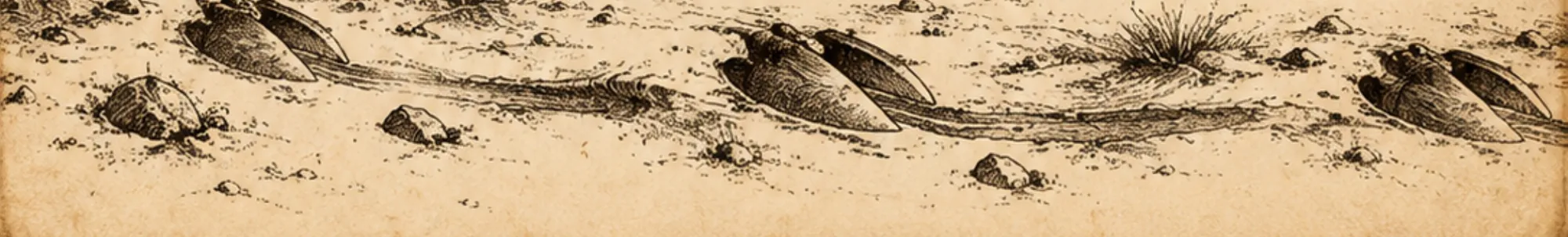 Odd cloven tracks running off the edge of the page. The hunt continues in Volume Two.